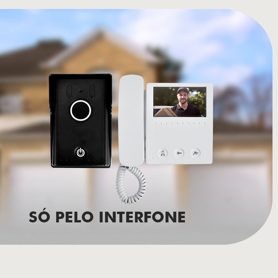 Instalação de interfone com câmera